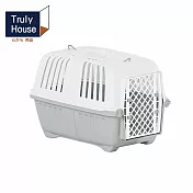 【Truly House】寵物手提車載寵物箱/寵物航空箱/貓籠/狗籠/貓箱/狗箱 (兩色任選) 灰色