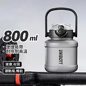 CS22 大容量運動好攜帶水壺(800ml) 3款色 -2入 磨砂黑