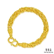 【點睛品】雙龍盤扣 黃金手鍊_計價黃金