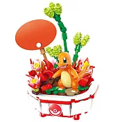 QMAN 啟蒙積木 KEEPPLAY 寶可夢 盆栽系列積木 小火龍