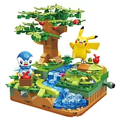 QMAN 啟蒙積木 Keeppley 寶可夢 夥伴系列 溪岸摘果 皮卡丘&波加曼