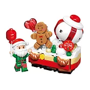 QMAN 啟蒙積木 Keeppley 聖誕系列 薑餅人派