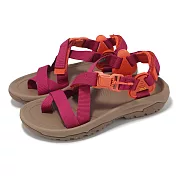 Teva 涼鞋 W Hurricane Terra Dactyl 女鞋 櫻桃橘 支撐 戶外 磁扣鉤環 1169431CRSJ 23cm RED/ORANGE