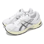 Asics 休閒鞋 GEL-1130 男鞋 女鞋 銀 黑 復古 緩震 運動鞋 亞瑟士 1201A256118 23cm WHITE/CLOUD GREY