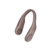 KINYO 無葉雙渦輪隨行頸掛扇 UF-373 超值2入組 卡其棕