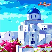 ArtLife藝術生活【DR178】情迷愛琴海系列-3_DIY 數字 油畫 彩繪