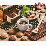 ArtLife藝術生活【GJ4195】咖啡香頌_DIY 滿版立體鑽石畫