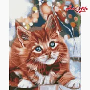 ArtLife藝術生活【GJ5908】柔情喵語_DIY 滿版立體鑽石畫