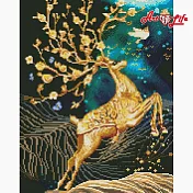 ArtLife藝術生活【GJ6068】星辰神鹿_DIY 滿版立體鑽石畫