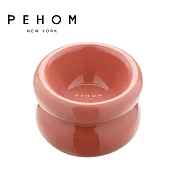 【PEHOM】舒芙蕾寵物陶瓷碗 玫瑰粉
