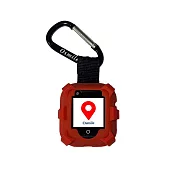 Osmile ED1000 失智症 阿茲海默症 GPS/SOS 個人衛星定位器強固淋雨KEY式版-附錶帶（含遠端監看功能、靜止不動通知、來電閃光） 紅