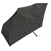 【官方直營】日本Wpc.水彩愛心125g輕量手動遮光降溫傘 黑色