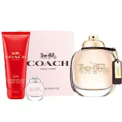 【COACH】時尚經典女性淡香精90ml(贈隨機身體乳100ml+小香乙瓶)