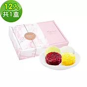 樂活e棧-花漾蒟蒻冰晶月餅-綜合口味12顆x1盒(全素 甜點 冰品 水果) 無 9/19(五)~9/25(四)