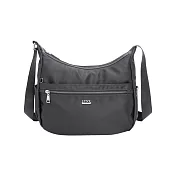 Lynx - 美國山貓嚴選防潑水牛津布多隔層水餃包斜背包(大) - 多色可選 灰色