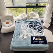 JOANNA 巴黎絨雙層云毯150x200cm(盒裝) 046藍色