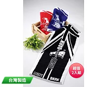 LIGHT&DARK 雙色緹花毛巾(顏色隨機) LD3220 台灣製 超值2入組