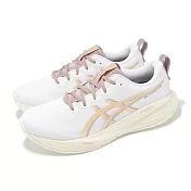 Asics 慢跑鞋 GEL-Cumulus 27 男鞋 白 橘 緩震 厚底 運動鞋 亞瑟士 1011B960101