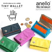 【日本anello】anello史上最薄最小包｜TINY WALLET 隨手收 錢包TRILL 系列 粉色