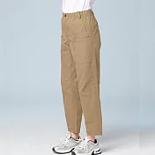 【荒野wildland】中性彈性貼袋錐型機能褲215果殼棕 M 82卡其色