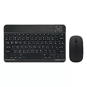 10吋靜音無線藍牙鍵盤滑鼠組 黑