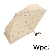 【官方直營】日本Wpc.沖昌之聯名貪吃貓遮光降溫傘 米色
