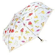 【官方直營】日本Wpc.聯名plantica花道輕量半透明手動折傘 袋鼠爪紅