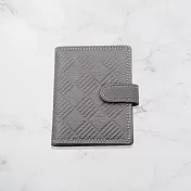 NAMI&YAMI 拉米與亞米 菱形格真皮信用卡夾(可容納12張卡) NY-8104-1