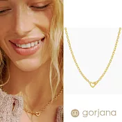 【Gorjana】Parker 愛心18K鍍金迷你項鍊
