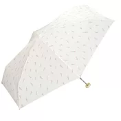 【官方直營】日本Wpc.夏日甜筒手動晴雨兩用傘 白色