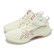 Asics 籃球鞋 Gelhoop V17 男鞋 米白 紅 輕量 緩震 亞瑟士 1063A096750