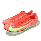 Nike 田徑釘鞋 Air Zoom Maxfly 2 男鞋 橘 跨欄 短距離 氣墊 推進 運動鞋 FD8395-600 25.5cm RED/GREEN