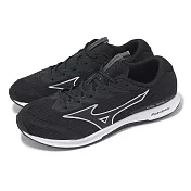 Mizuno 競速跑鞋 Duel Sonic 4 寬楦 男鞋 黑 白 輕量 回彈 運動鞋 美津濃 U1GD2571-02 25cm BLACK/WHITE