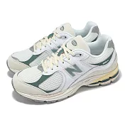 New Balance NB 休閒鞋 2002R 男鞋 女鞋 白 深杜松綠 復古 緩震 NB U2002RWA-D 23cm WHITE/GREEN