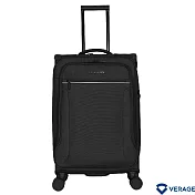 【Verage】維麗杰 24吋 第二代托雷多系列布面旅行箱/行李箱(黑) 24吋