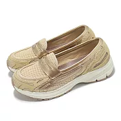 Skechers 休閒鞋 Var-City 女鞋 卡其 金 懶人鞋 套入式 樂福鞋 代言人 葉舒華 159305GLD 23.5cm GOLD 23.5cm GOLD