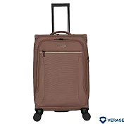 【Verage】維麗杰 24吋 第二代托雷多系列布面旅行箱/行李箱(棕) 24吋