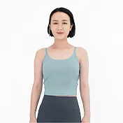 【Mukasa】LISSOM 細肩U領小背心 - MUK-25007 S 寶寶藍