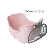 【Swing Cat】韓國搖搖貓砂盆(開放式/一體成型/貓咪適用/貓廁所/貓便盆/防潑貓砂盆/大容量) 粉色