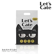 【Let’s Cate 凱勒】混和型豆腐砂7L/2.5kg(活性碳+原味)-1包(1.5mm長條型/貓砂/低敏/除臭/可沖馬桶)