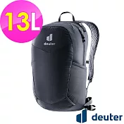 【deuter 德國】SPEED LITE 13L 超輕量旅遊背包3410025- 黑