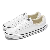 Converse 休閒鞋 Chuck Taylor Dainty Lucky 男鞋 女鞋 白 黑 低筒 帆布鞋 A12951C 25cm WHITE/BLACK