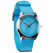 NIXON MOD 戶外冒險休閒腕錶-水藍