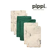 Brands4Kids-有機棉萬用巾(6入)-變裝恐龍