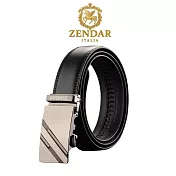 【ZENDAR】台灣總代理 限量2折 頂級小牛皮皮革男用皮帶 全新專櫃展示品 6815M(送禮盒提袋)