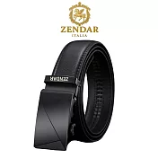 【ZENDAR】台灣總代理 限量2折 頂級小牛皮皮革男用皮帶 全新專櫃展示品 6821M(送禮盒提袋)