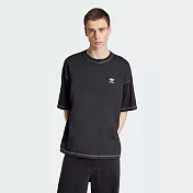 ADIDAS ESSENTIALS TEE 男短袖上衣-JW0971 L 黑色