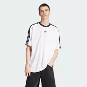 ADIDAS JACQUARD JERSEY 男短袖上衣-JW5877 L 白色
