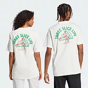 ADIDAS M L PIZZA TEE 男短袖上衣-JJ4016 L 白色