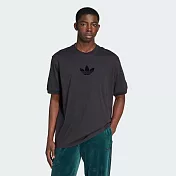 ADIDAS Oversize tee 男短袖上衣-JW5913 L 黑色